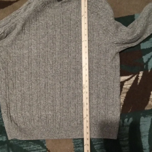 Brooks Brothers Light Gray Crewneck Sweater Wool Blend Long Sleeve Womens Large - Picture 8 of 9